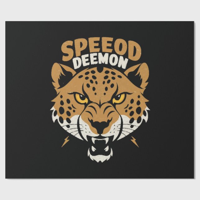 Speed Demon Wrapping Paper (Flat)