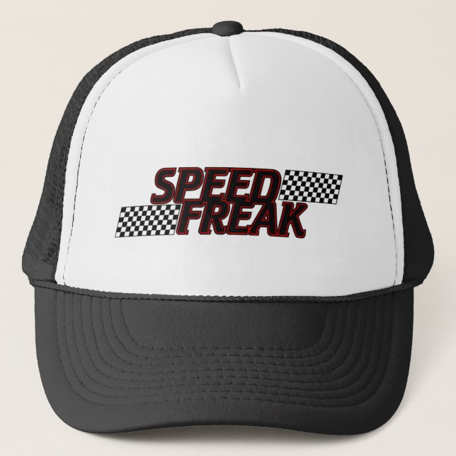 Speed Freak Trucker Hat (Front)