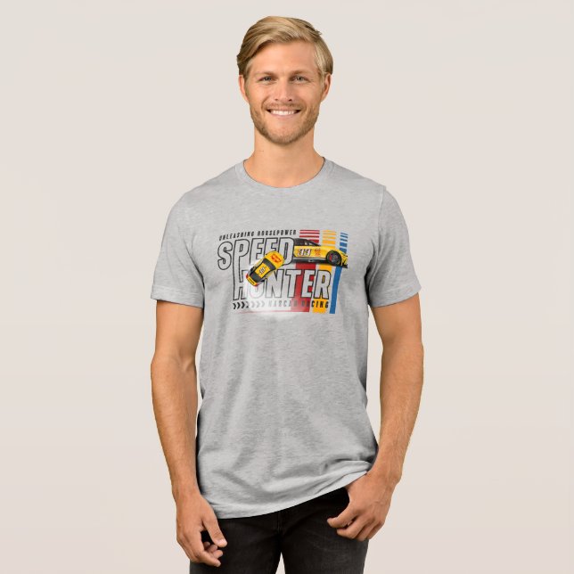 Speed Hunter | Men  Tri-Blend Shirt (Front Full)