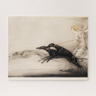 Speed II, Vitesse, 1933 by Louis Icart Jigsaw Puzzle
