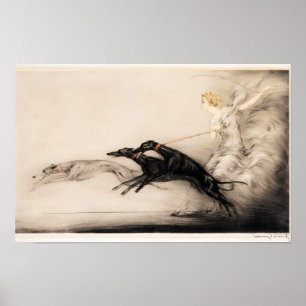 Speed II, Vitesse, 1933 by Louis Icart Poster