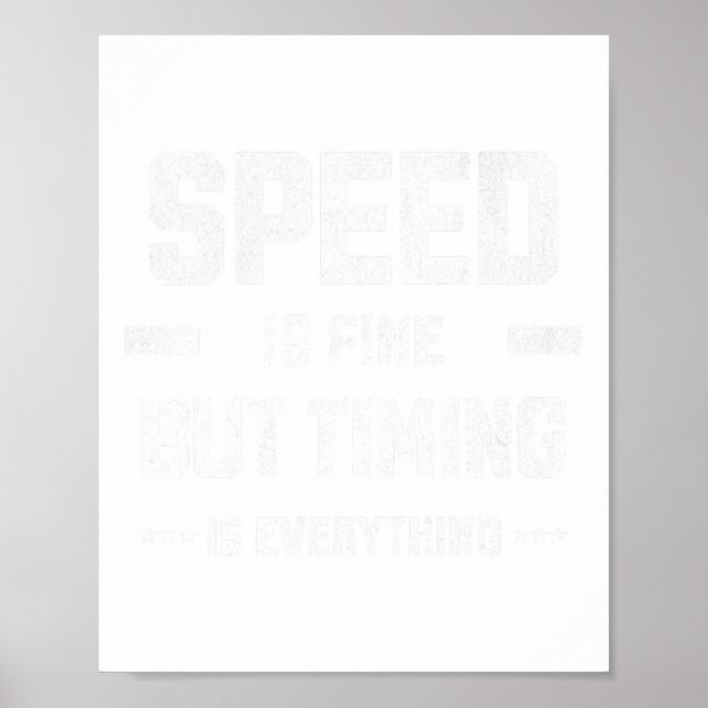 Speed Is Fine  Poster (Front)