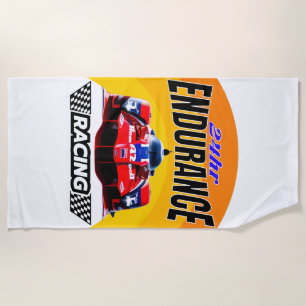 Speed Legends: 24h Endurance Racer Beach Towel
