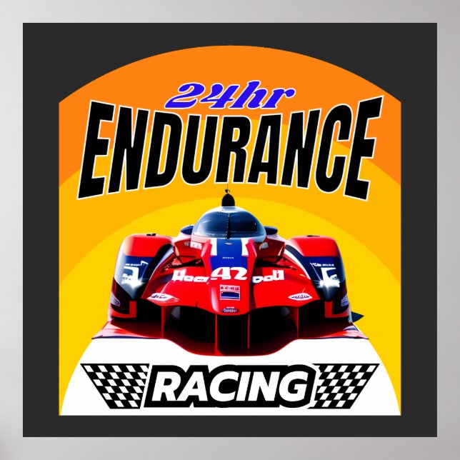 Speed Legends: 24h Endurance Racer Poster (Front)