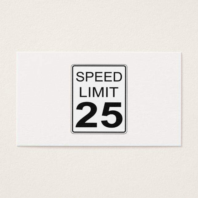 Speed Limit (Front)