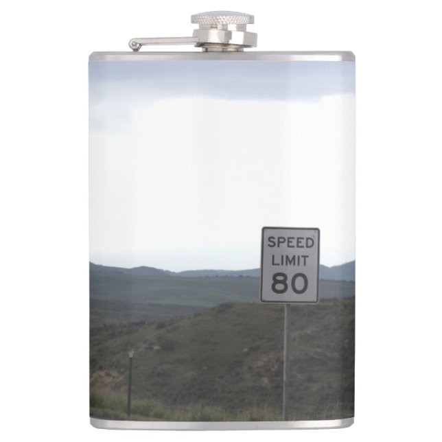 Speed Limit 80 Flask (Front)