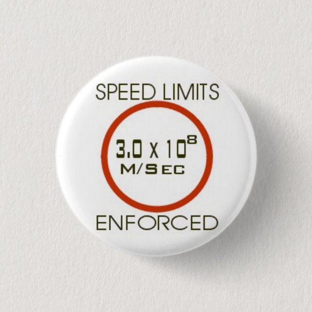 Speed limits enforced button (Front)