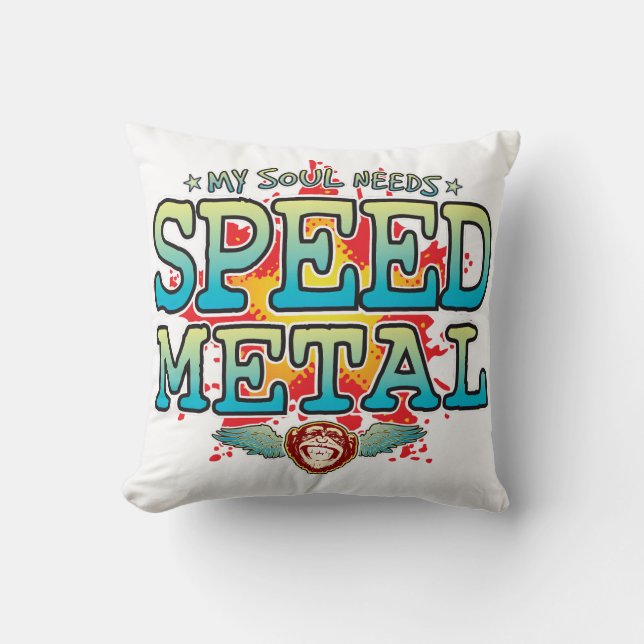 Speed Metal Soul Cushion (Front)