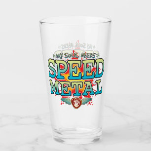 Speed Metal Soul Glass Tumbler