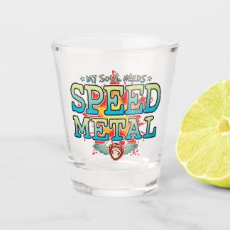 Speed Metal Soul Shot Glass