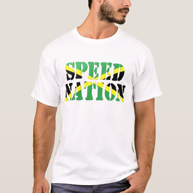 Speed Nation Jamaican Flag Singlet (Front)