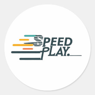 Speed Play Classic Round Sticker