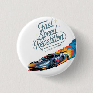 Speed Power 3 Cm Round Badge