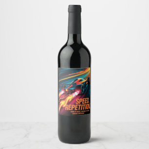 Speed Power Wine Label