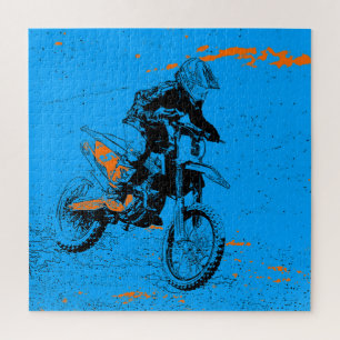 Speed Racer - Motocross Racer  Jigsaw Puzzle