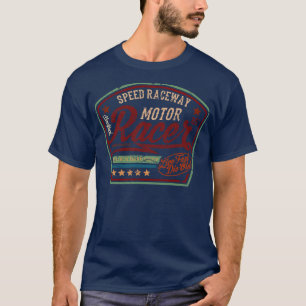 Speed Raceway Custom Racer motorcycles T-Shirt