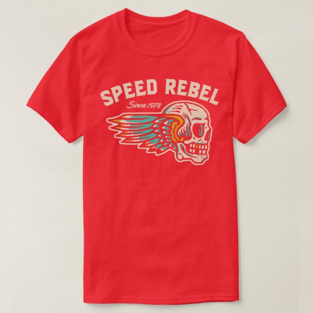 SPEED REBEL T-Shirt (Design Front)