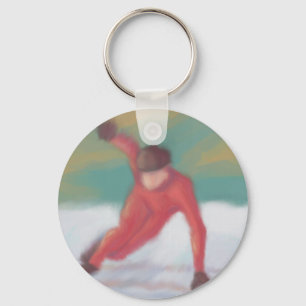 Speed Skate Key Ring