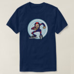Speed Skater Anime Style Illustration Winter Games T-Shirt<br><div class="desc">Unique graphic tee featuring a speed skater drawn in manga / anime style. This design was specially made for winter sports fans.</div>