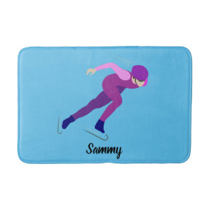 Speed Skating Bath Mat