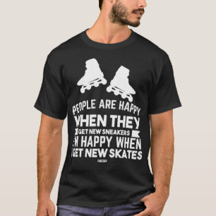 Speed Skating inline skate roller skate T-Shirt