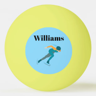 Speed Skating Ping Pong Ball