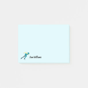 Speed Skating Post-it Notes