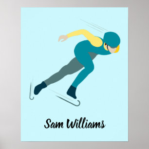 Speed Skating Poster