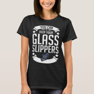 Speed Skating Skates Short Track Skater Workout Tr T-Shirt