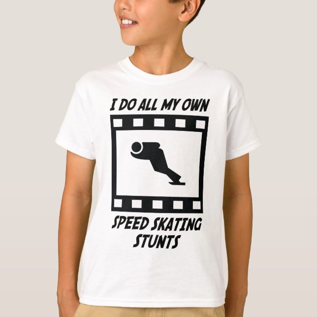 Speed Skating Stunts T-Shirt (Front)