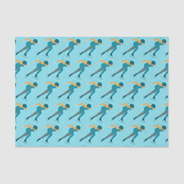 Speed Skating Tissue Paper (Front)