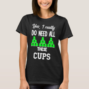 Speed stacking cups sports stacking sports stackin T-Shirt