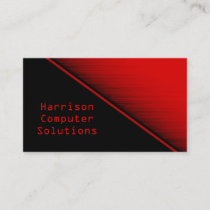 Speed Texture Business Card, Red Card