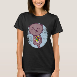 Speedcubing Otter Magic Cube T-Shirt