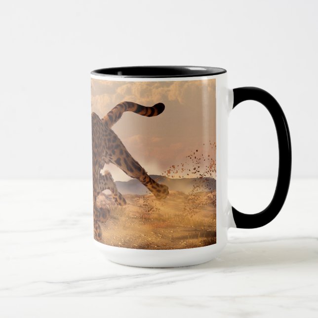 Speeding Cheetah Mug (Right)