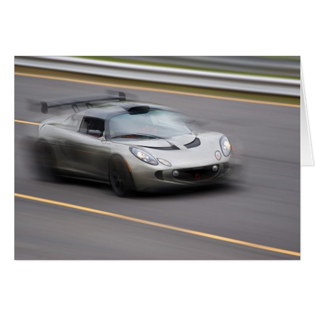 Speeding Sports Car (Front Horizontal)