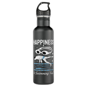 Speedo Swimmer - Happiness is Swimming Fast 710 Ml Water Bottle