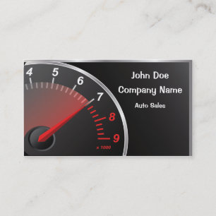 Speedometer Business Card