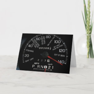 Speedometer Father's Day Card