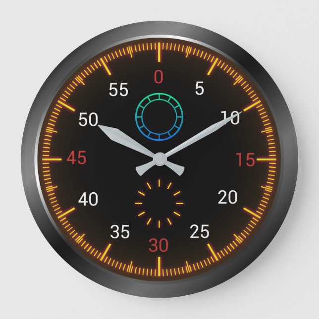 Speedometer Round Wall Clock (Front)
