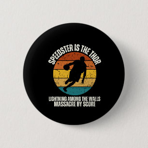 Speedster 6 cm round badge