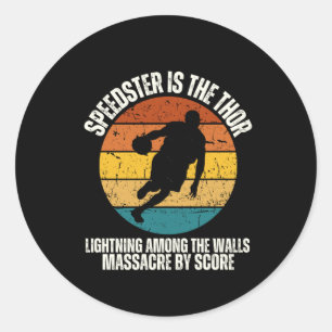 Speedster classic round sticker