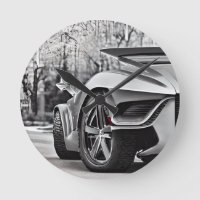 Speedway Elegance: Classic Car Enthusiast Wall Clo