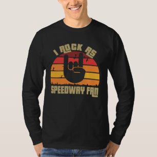 Speedway Fan Sun Vintage Style Colorful T-Shirt