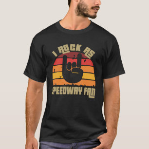 Speedway Fan Sun Vintage Style Colourful T-Shirt