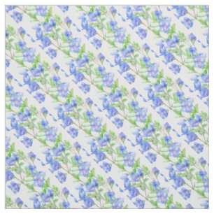 Speedwell watercolor art patterned fabric