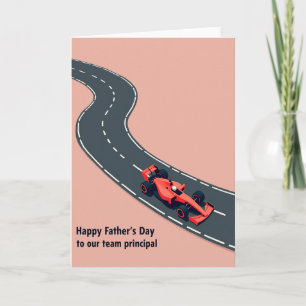 Speedy Fathers Day Race Card