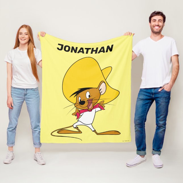 SPEEDY GONZALES™ Bow-Tie Fleece Blanket (In Situ)