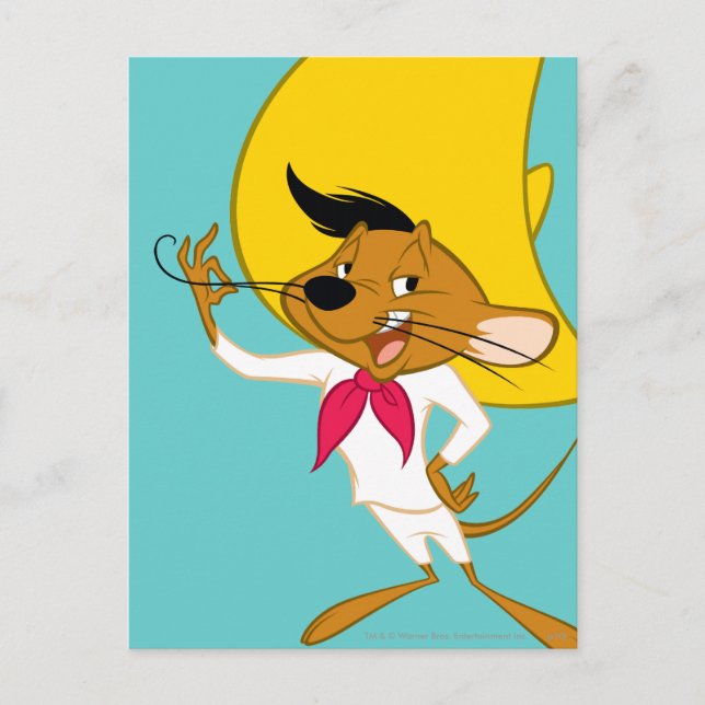 SPEEDY GONZALES™ Moustache Postcard (Front)
