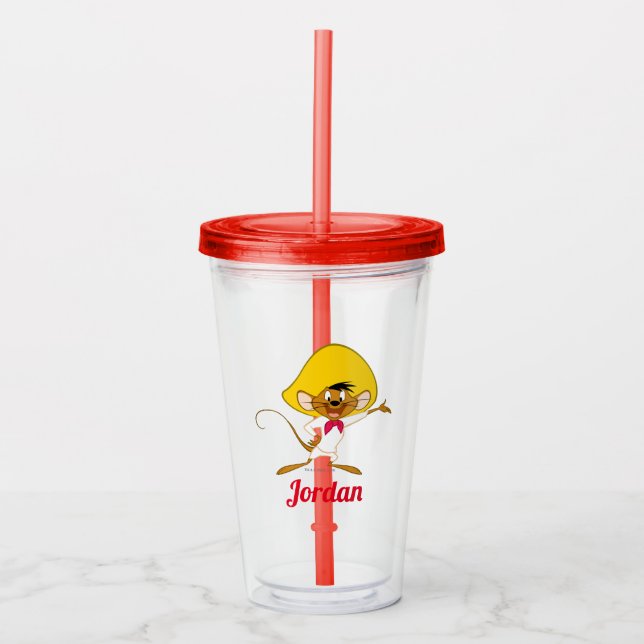 SPEEDY GONZALES™ Standing Acrylic Tumbler (Front)